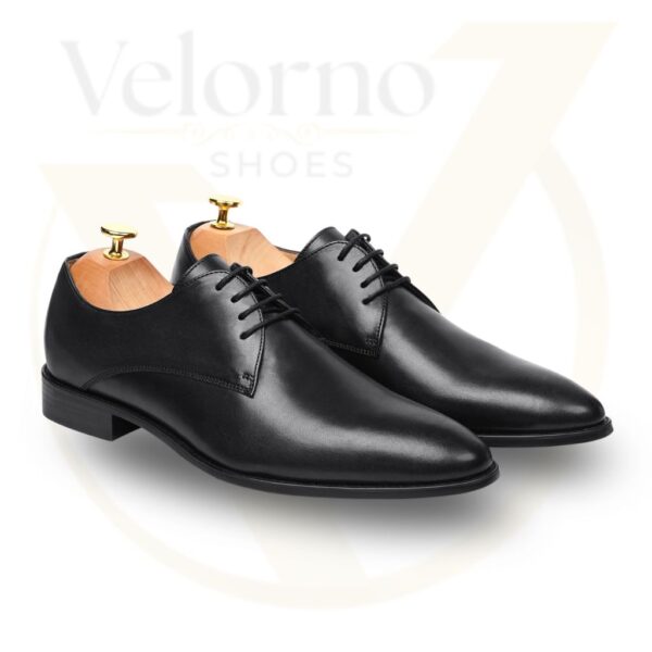 Velorno Derby Shoes - Black and  Brown Calf Leather Shoes Handmade
