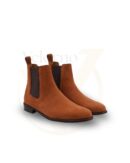 Velorno Men’s Orange Suede Chelsea Boot