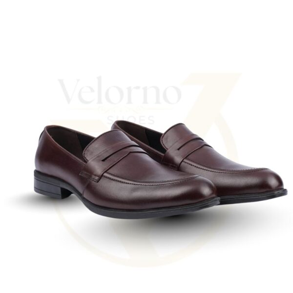Velorno Men’s Brown Leather Penny Loafer