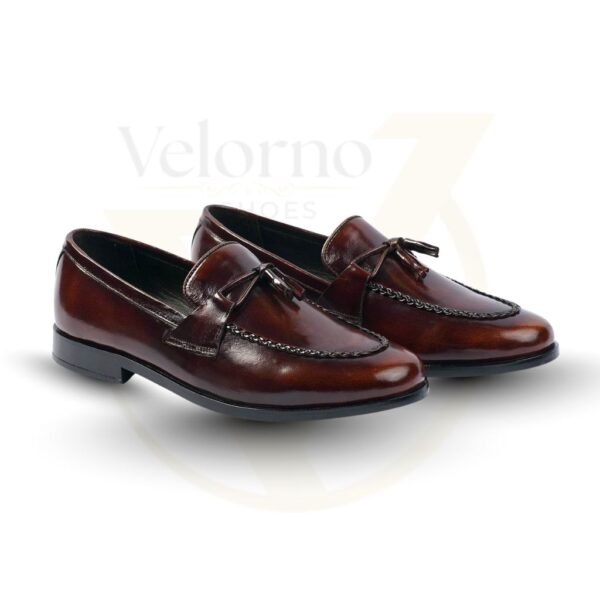 Velorno Handmade Calf Leather Tassel Loafers