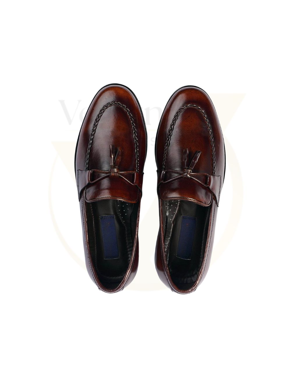 Velorno Handmade Calf Leather Tassel Loafers - Image 4
