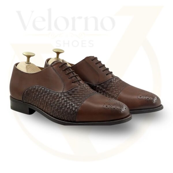 Velorno woven leather Oxford shoes -  Handmade