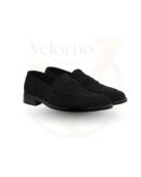 Velorno Handmade Black Suede Loafer – Premium Genuine Leather & Artisan Craftsmanship